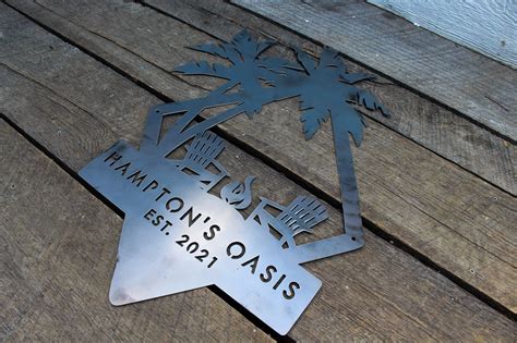 custom metal beach house signs|personalized outdoor beach house signs.